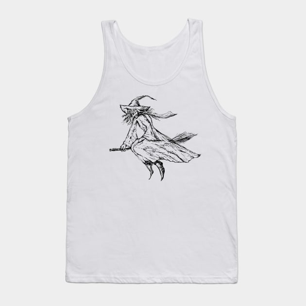 Old witch Tank Top by katerinamk